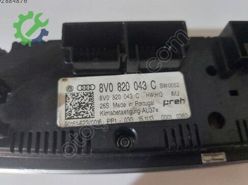 Audi A3 Klima Kontrol Paneli 8V0820043C çıkma parça