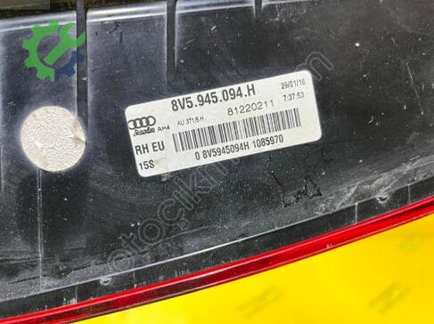 Audi A3 Sağ Arka Stop çıkma parça