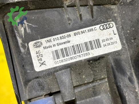 Audi A3 Sol Sis Farı 8V0941700B çıkma parça