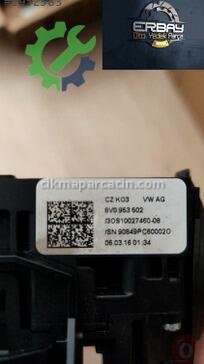 Audi A3 Sinyal Kolu 8V0953502 çıkma parça