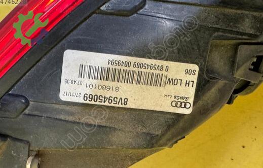 Audi A3 Sol Arka Stop 8V5945069 çıkma parça