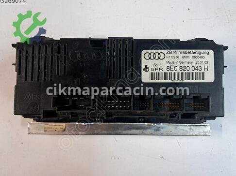 Audi A4 Kalorifer Kontrol Paneli 8E0820043H çıkma parça