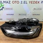 AUDİ A4 SOL FAR ORJİNAL SIFIR CAM TAKILDI OEM:8K0941005C