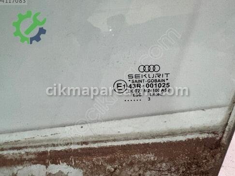 Audi A4 Sol Ön Kapı Camı çıkma parça
