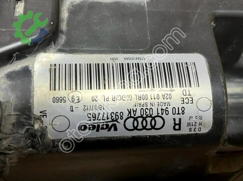 Audi A5 Sağ Ön Far 8T0941030AK çıkma parça