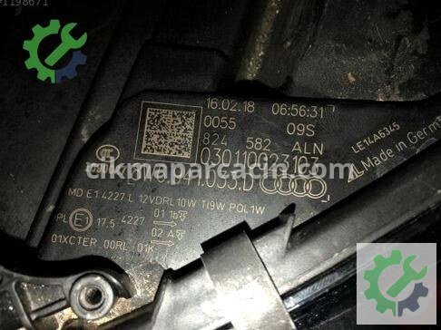 Audi A5 LED Far 8W6941033D çıkma parça