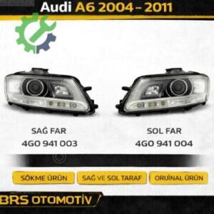 AUDİ A6 2004 2011SAĞ SOL FAR 4G0941003 4G0941004