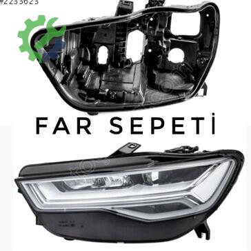 Audi A6 Sol Far Kasası çıkma parça