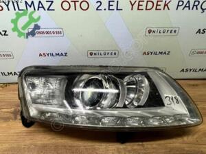 AUDİ A6 SAĞ FAR XENON LEDLİ ORJİNAL 06-11 UYUMLU :4F0941004
