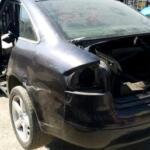 Audi A6 sol arka çamurluk kesme orjinal çıkma