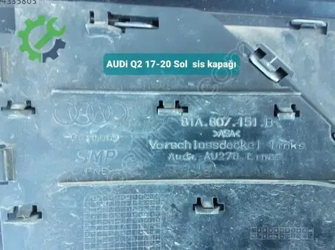 Audi Q2 Sis Kapağı 17-20 çıkma parça