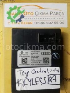 Audi Q7 4L0907335 Teyp Control Ünitesi Keyless Hatasız Çıkma