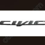 BAGAJ CIVIC YAZISI 12-15 FB7 18CM