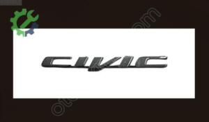 BAGAJ CIVIC YAZISI 12-15 FB7 18CM