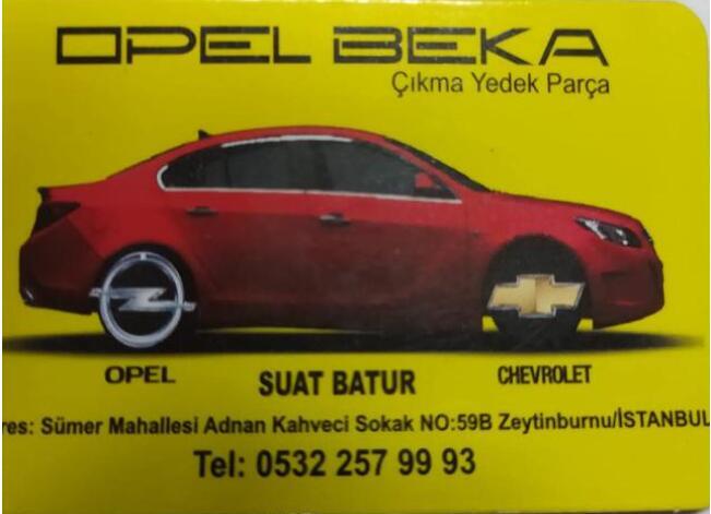 BEKA OPEL CHEVROLET ÇIKMA ORJİNAL YEDEK PARÇA