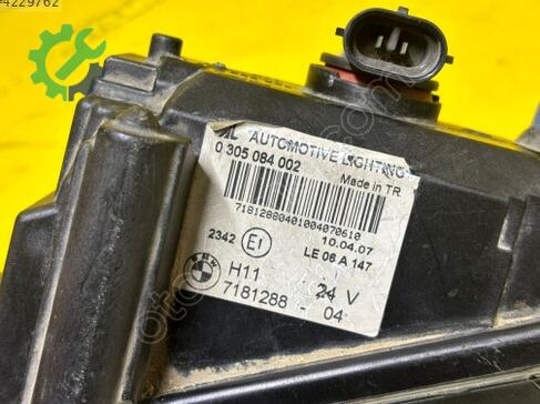 BMW 1 Serisi Sağ Sis Farı 712401701120 çıkma parça