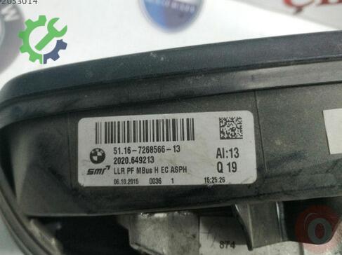 BMW 1 Serisi Sağ Dış Ayna 1SERISI çıkma parça