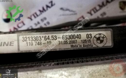 BMW 3 Serisi Su Radyatörü çıkma parça