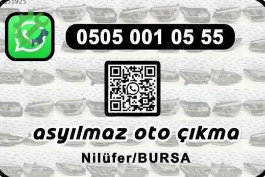 BMW 4 Serisi Far Camı çıkma parça