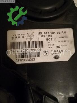 BMW 5 Serisi Halojen Far çıkma parça