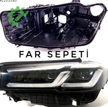 BMW 5 Serisi Sol Far Kasası çıkma parça