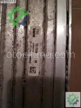 BMW X1 Turbo Radyatörü çıkma parça