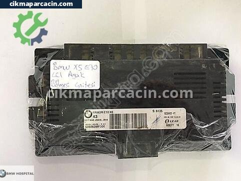 BMW X5 Ara Bölme Sacı çıkma parça