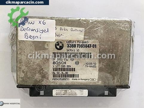 BMW X6 Defransiyel çıkma parça