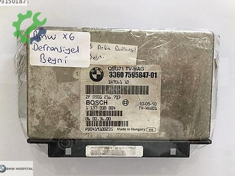 BMW X6 Defransiyel çıkma parça