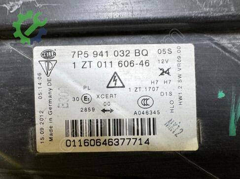 Porsche Cayenne Sağ Ön Far 7P5941032BQ çıkma parça