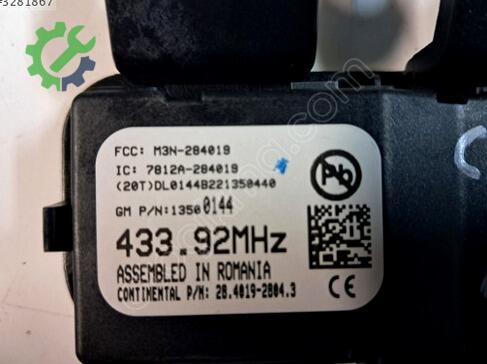 Chevrolet Aveo Modül 7812A284019 çıkma parça