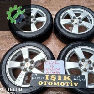 Chevrolet cruze çıkma orjinal jant lastik takımı sökme 195-55-R16