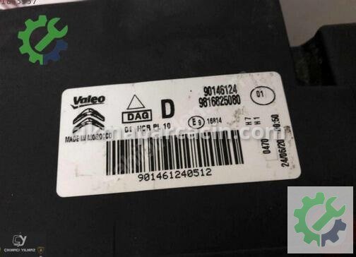 Citroen Berlingo Sağ Ön Far 90146124 çıkma parça