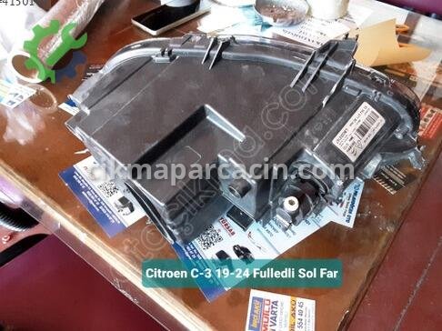 Citroen C-elysee Sol Ön Far 19-24 çıkma parça