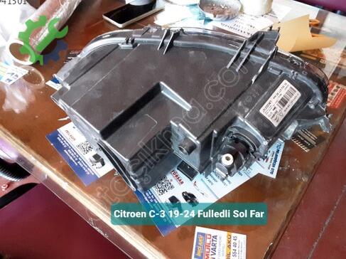 Citroen C-elysee Sol Ön Far 19-24 çıkma parça