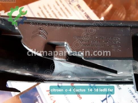 Citroen C4 Gündüz Farı 14-18 çıkma parça