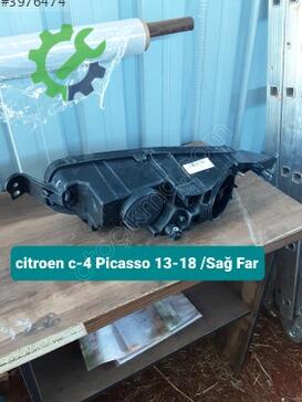 Citroen C4 Sağ Ön Far 13-18 çıkma parça