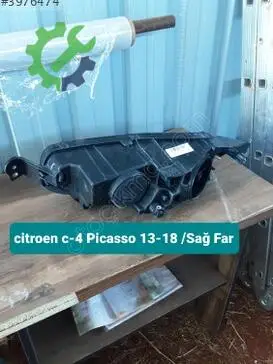 Citroen C4 Sağ Ön Far 13-18 çıkma parça