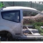 Citroen C2 kesme tavan arka