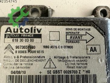 Citroen C3 Airbag Beyni 9673657980 çıkma parça