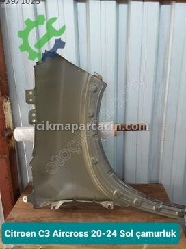 Citroen C3 Sol Çamurluk 20-24 çıkma parça