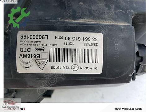 Citroen C3 Far çıkma parça