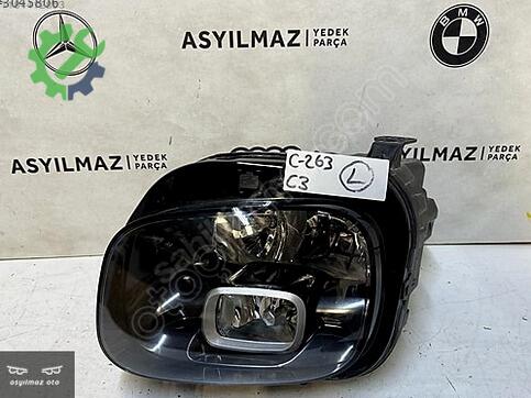 Citroen C3 Sol Ön Far çıkma parça