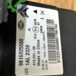 CİTRÖEN C5 AİRCROSS SOL FAR LED ORJİNAL OEM:9816925580