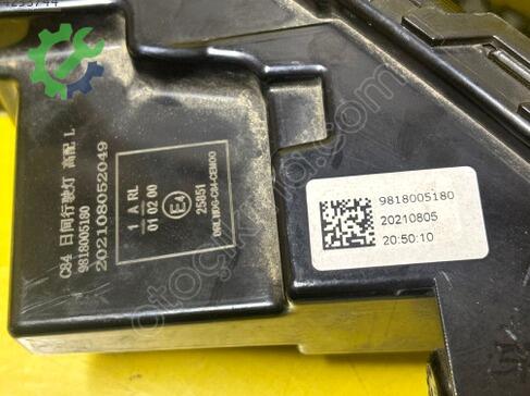 Citroen C5 Sol Sis Farı 9818005080 çıkma parça