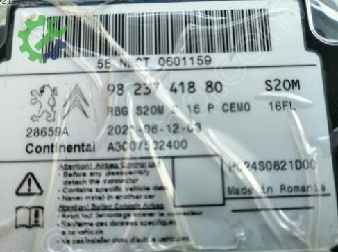 Citroen C5 Airbag Beyni (SRS) çıkma parça