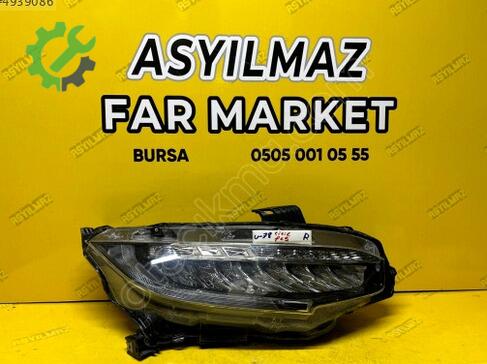 Honda Civic Sağ Ön Far çıkma parça
