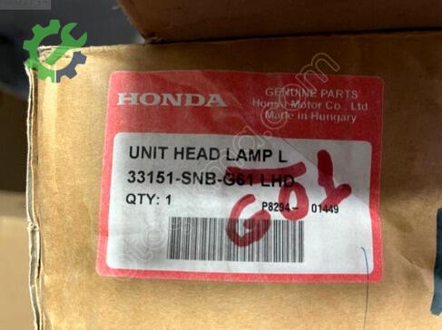 Honda Civic Sol Ön Far 33151SNBG61 çıkma parça