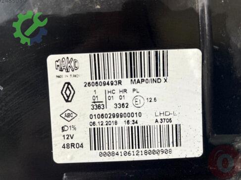Renault Clio Sol Ön Far 260609493R çıkma parça