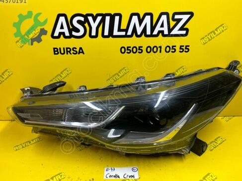 Toyota Corolla Sol Ön Far çıkma parça
